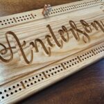 Personalized Cribbage Board, Anderson Design Personalized Cribbage Board, Anderson Design Image