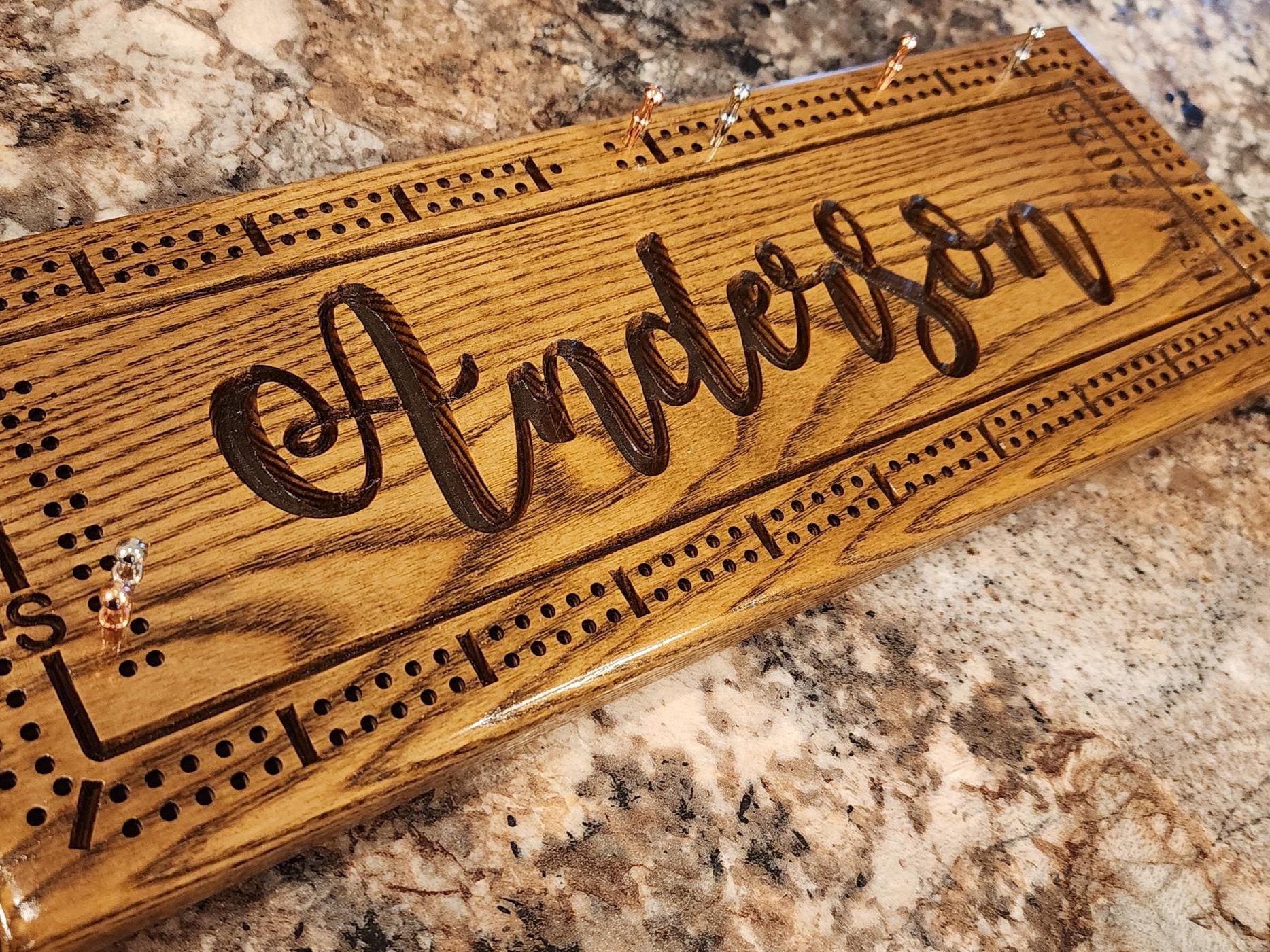 Ash Walnut Cribbage Ash Walnut Cribbage